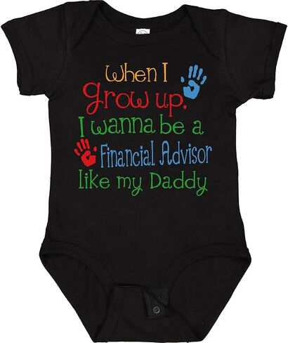 inktastic Financial Advisor Like Daddy Baby Bodysuit in Kuwait