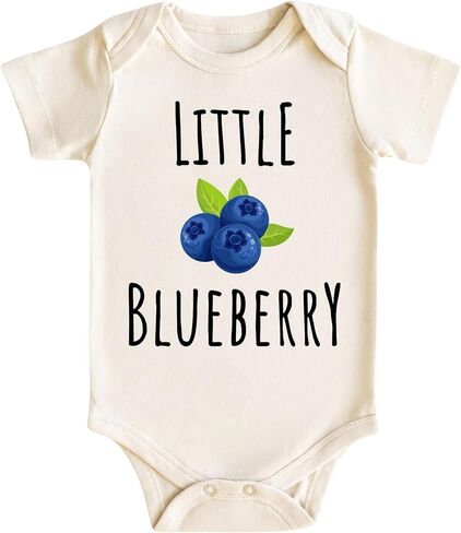 Little Blueberry Baby Onesie for Boys Girls Cute Fruit Bodysuit - Sweet Newborn Outfit Gifts in Kuwait