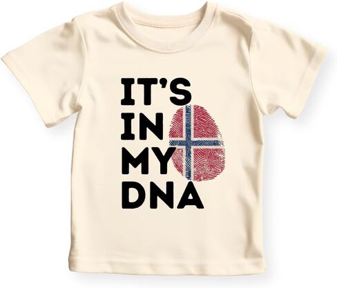 Norway Flag It's In My DNA Baby Bodysuit, Toddler & Kids T-Shirt - Scandinavian Norwegian Shirt in Kuwait