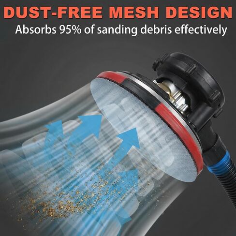 9 Inch Mesh Sanding Disc Assortment: 25Pcs Premium Ceramic Net Sanding Discs 60 80 120 150 240 Assorted Grit, Dustless Hook & Loop Round Sandpaper Replacement Pad for Drywall Sander in Kuwait