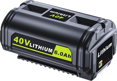 Replace for Ryob 40V Battery 6.0Ah OP4060 OP4040 Battery OP4050 OP4015 OP4026 OP4030, Compatible with Ryob 40V HP Series Tools in Kuwait