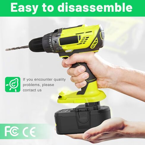 TREE.NB 18Volt 8.0Ah Replacement for Ryobi 18V Lithium Battery Ultra-High Capacity Compatible with Ryobi ONE+ 18V Battery P102 P103 P104 P105 P106 P107 P108 (2Pack) in Kuwait