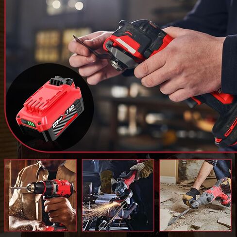 Upgraded 7000mAh V20 Replacement for Craftsman 20V Battery NiMh Compatible with CMCB205 CMCB204 CMCB206 CMCB202 CMCB201 CMCD700C1 CMCS500B 20 Volt Cordless Power Tools,2Packs in Saudi Arabia