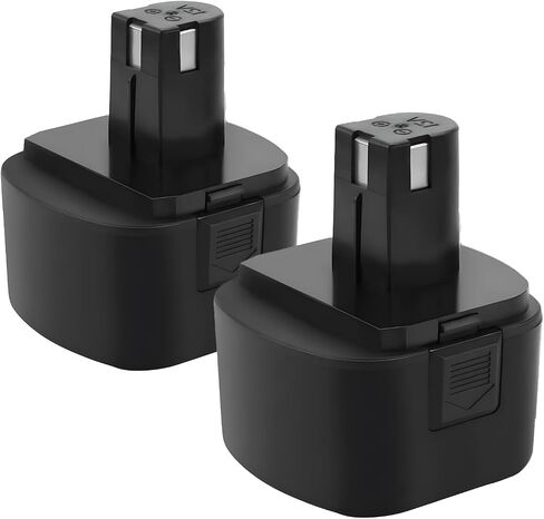 2-Pack Replacement Lincoln Battery, 12V 4000mAh Ni-MH, Rechargeable Battery with Higher Safety & Longer Runtime - Compatible with Lincoln LIN-1200, LIN-1201, LIN-1240, LIN-1242, LIN-1244 Grease Guns in Saudi Arabia