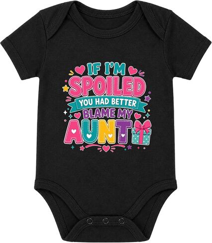 Assorted Baby Onesies For Aunties n Aunts Newborn Gifts in Assorted Colors in Kuwait
