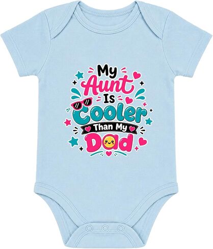 Assorted Baby Onesies For Aunties n Aunts Newborn Gifts in Assorted Colors in Kuwait