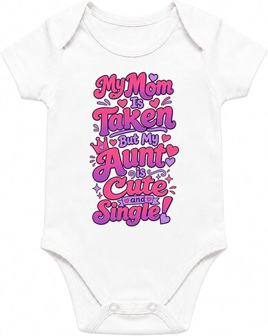 Assorted Baby Onesies For Aunties n Aunts Newborn Gifts in Assorted Colors in Kuwait