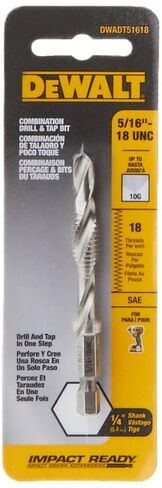 DEWALT Drill Tap, UNC, 5/16-Inch (DWADT51618) in Kuwait