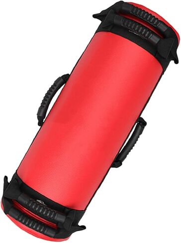 Abaodam Heavy Duty Workout Sandbag with Anti-Slip Handle Design and No Sand Leakage, 5kg Leather Weighted Bag for Fitness Training and Cross-Training at Home Gym with Storage Pouch in Kuwait