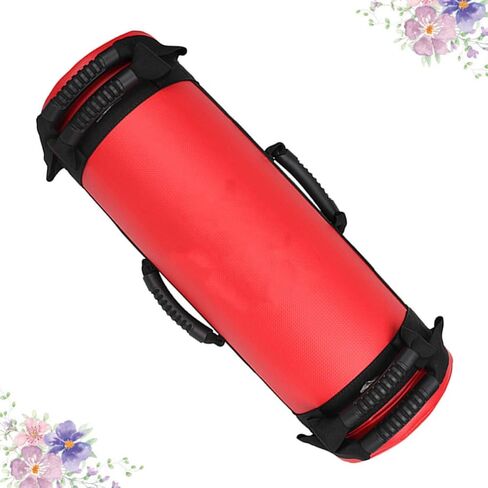 Abaodam Heavy Duty Workout Sandbag with Anti-Slip Handle Design and No Sand Leakage, 5kg Leather Weighted Bag for Fitness Training and Cross-Training at Home Gym with Storage Pouch in Kuwait