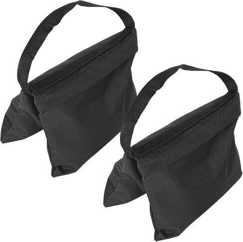 Fillable Sandbag Weight Bags 2-Pack with Dual Zipper Pouches for Photography Light Stand Tripod Equipment in Kuwait