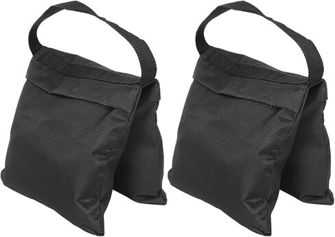 Fillable Sandbag Weight Bags 2-Pack with Dual Zipper Pouches for Photography Light Stand Tripod Equipment in Kuwait