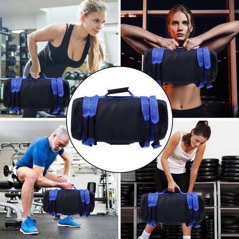 MAGICLULU Workout Training Sandbag 10kg Exercise Sandbag with Handles for Muscles Building and Functional Workouts Sturdy PVC Weight Training Bag to Increase Strength and Endurance in Kuwait