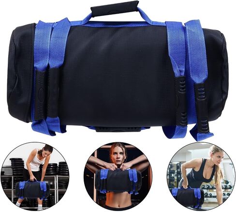 MAGICLULU Workout Training Sandbag 10kg Exercise Sandbag with Handles for Muscles Building and Functional Workouts Sturdy PVC Weight Training Bag to Increase Strength and Endurance in Kuwait
