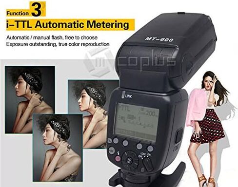 MT600N GN60 High Speed Sync 1/8000s I-TTL Master Slave On-Camera Flash Speedlite in Kuwait