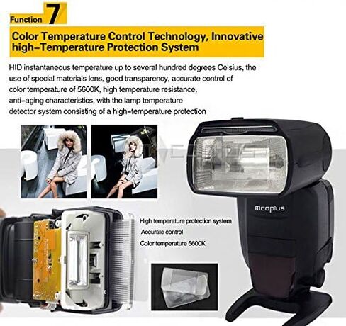 MT600N GN60 High Speed Sync 1/8000s I-TTL Master Slave On-Camera Flash Speedlite in Kuwait