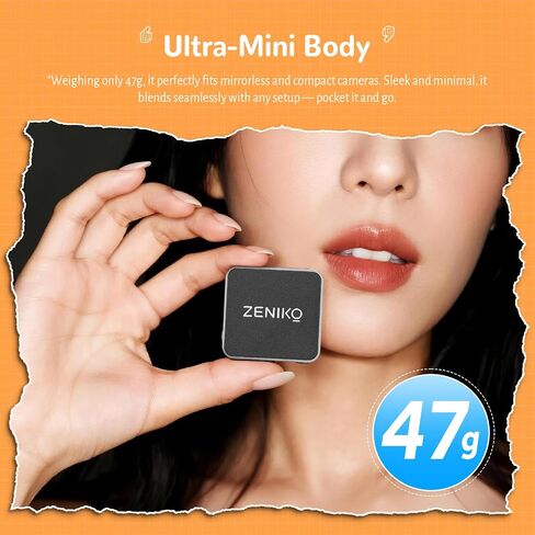 ZENIKO ZT-08F Mini On-Camera TTL Flash for Fujifilm Cameras – Ultra-Compact, Portable, Professional TTL Auto Flash with Fast Recycle(Silver) in Kuwait