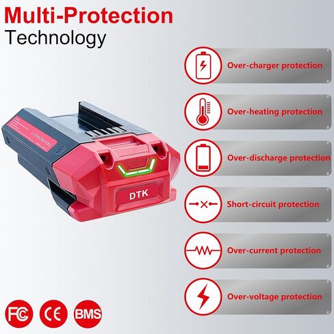 DTK Replacement for SKIL 40V Battery 2.5Ah Battery BY8705-00 PWRCore 1 Packs in Kuwait