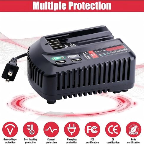 Upgraded 6.0Ah 20V Lithium Battery Compatible with Craftsman V20 Tools | 2-Pack Replacement Battery CMCB204 Compatible with Craftsman V20 Series Cordless Outdoor Tool Batteries CMCB206, CMCB202 in Saudi Arabia