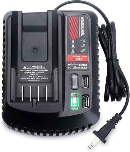 Upgraded 6.0Ah 20V Lithium Battery Compatible with Craftsman V20 Tools | 2-Pack Replacement Battery CMCB204 Compatible with Craftsman V20 Series Cordless Outdoor Tool Batteries CMCB206, CMCB202 in Kuwait