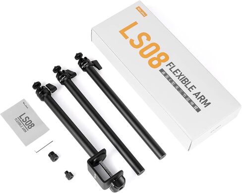VIJIM LS08 Flexible Overhead Camera Mount Desk Stand WebcamStand Microphone | Boom Arm Tabletop Photography Videography Live Stream Table clamp Mount in Kuwait