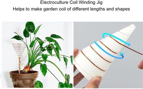 4Pcs Coil Winding Jig Gardening Copper Wire Antenna Jig Antenna Making Tool for Electroculture Garden Growing Plants Vegetables in Kuwait