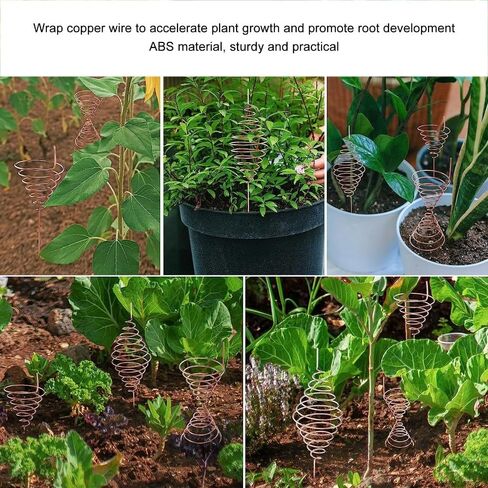 4Pcs Coil Winding Jig Gardening Copper Wire Antenna Jig Antenna Making Tool for Electroculture Garden Growing Plants Vegetables in Kuwait