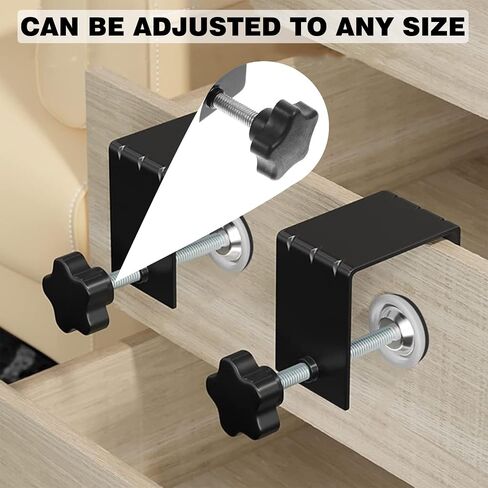 Drawer Front Installation Clamps Cabinet Hardware Jig Tool Face Frame Cabinet Hardware Template Clamps 2 pcs in Kuwait