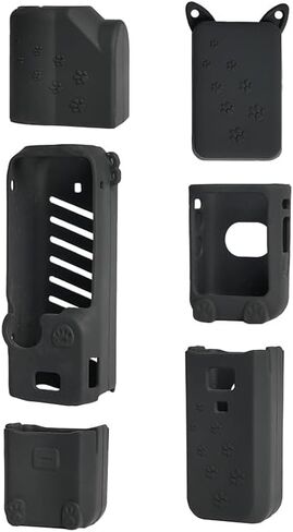 Pocket 3 Silicone Cover, Protective Case Lens Protector Scratch-Resistant Sleeve Skin Compatible with DJI OSMO Pocket 3Creator Combo/Xtra Muse Accessories(Black) in Kuwait