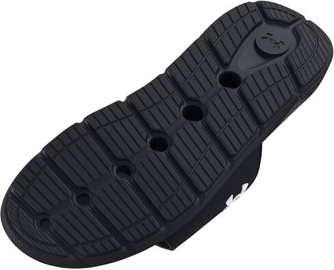 Under Armour Women's Ignite Pro Slide, (001) Black/Black/White, 9, US in Kuwait