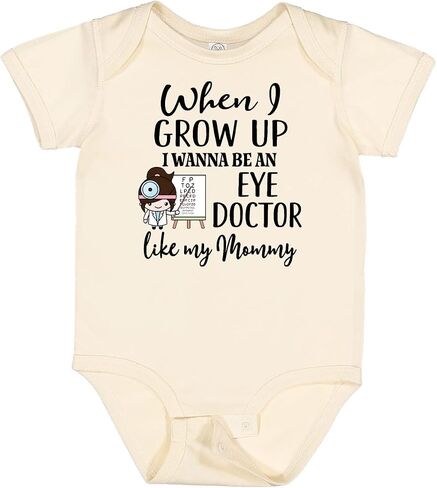 inktastic Future Eye Doctor Like Mommy Optometrist Baby Bodysuit in Kuwait
