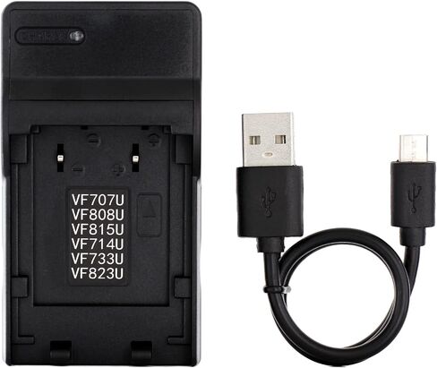 Norifon BN-VF808 USB Charger for JVC GR-D750U, GR-D850, GZ-HD3 | Compaitible with JVC GZ-HD30, GZ-HD300, GZ-HD310, GZ-HD320, GZ-HD40, GZ-HD5, GZ-HD6, GZ-HD7, GZ-MG330, GZ-MG36 Camera in Kuwait