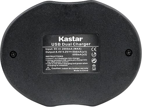 Kastar 2 Battery + Dual USB Charger Replacement for Sony NP-FM500H, NP-FM500 Alpha SLT A57 A58 A65 A77 A77V A77II A99 A350 A450 A500 A550 A700 A850 A900 CLM-V55 DSLR Camera, VG-C77AM Grip in Kuwait