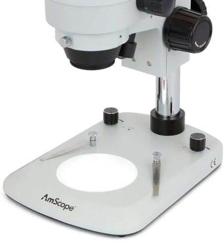 AmScope SM-2TN-LED 45X Trinocular Stereo Zoom Microscope - Super | 7X-45X Magnification Range Widefield Optics Built-In LED Illumination in Kuwait