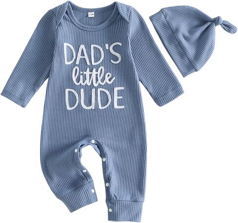 Newborn Baby Boy Fall Outfit Mamas Boy Romper Long Sleeve Jumpsuit Bodysuit | Infant Winter Clothes Letter Embroidery 0 3 6 9 Months One Piece Clothes Baby Coming Home Outfit in Kuwait