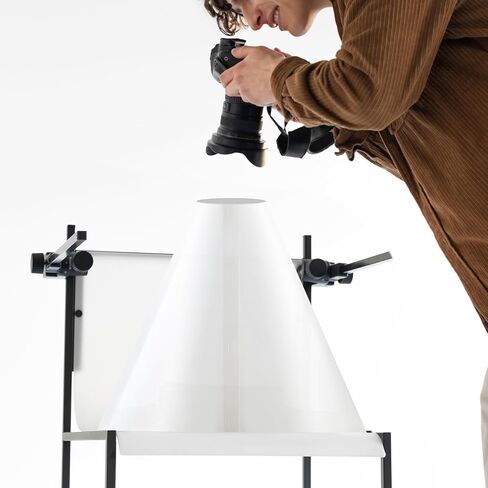 Light Cone Photo Flash Diffuser 360 Diffusion for Photoing Reflective Objects Alternative to Picture Box for Jewelry, 30x33x12.5cm in Kuwait