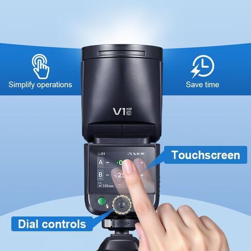 Godox V1mid N Camera Flash TTL High Speed Sync Li-ion Battery Portable Flash Fit for Nikon DSLR Camera in Saudi Arabia