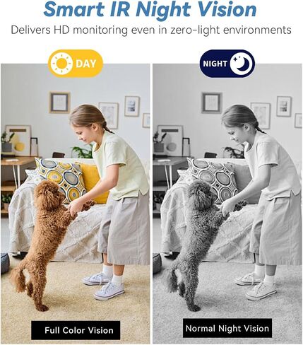 1080P HD Wireless WiFi Indoor Camera Smoke Detector for Home Security with App Control & Motion Detection,Outdoor Camera with Night Vision & Loop Recording for Office,Garage,Shop,Easy to Use in Kuwait