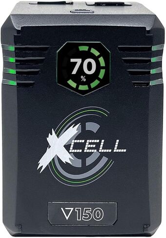 Core SWX XCell™ 99 V-Mount Battery – 99Wh Intelligent On-Board Power with ColorID OLED, USB-C PD, P-Tap, and 8V/12V Outputs – Compact, Flight-Safe Battery for Filmmakers and Creators in Kuwait