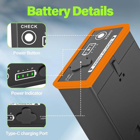 2026 Upgraded 2 Pack Power Plus Battery for Moultrie Edge Cameras | for Moultrie Edge Battery Pack,Compatible with Moultrie Edge, Edge PRO, Edge 2, Edge 2 PRO,Edge 3 and Solar Panel in Kuwait
