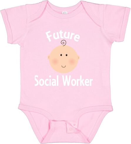 inktastic Future Social Worker Occupation Baby Bodysuit in Kuwait