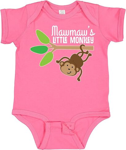 inktastic Mawmaw Little Monkey Grandchild Baby Bodysuit in Kuwait