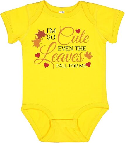 inktastic I'm So Cute Even the Leaves Fall for Me Baby Bodysuit in Kuwait