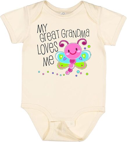 inktastic My Great Grandma Loves Me- Cute Dragonfly Baby Bodysuit in Kuwait