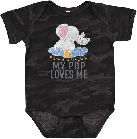 inktastic I Love My Pop Baby Bodysuit in Kuwait