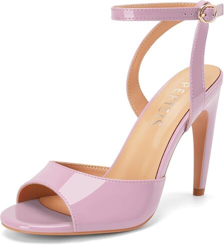 Women's Stiletto High Heel Sandals Open Toe Ankle Strap Heels | 4 Inch Elegant Sexy Comfort Dress Heels,Wedding Party Prom Bridal Casual Summer Fall Spring Shoes in Kuwait