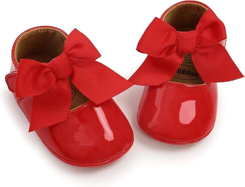 Baby Mary Jane Flats Infant Newborn Girls Dress Shoes in Kuwait