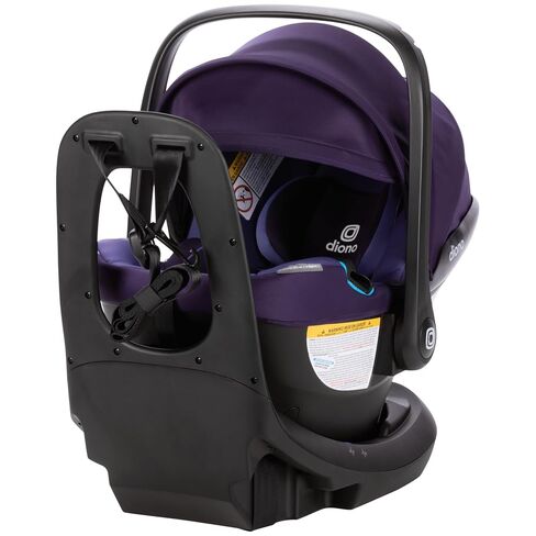 Diono LiteClik30 RXT SafePlus Infant Car Seat and Base, Rear-Facing for Infants 4-30lbs, SafePlus Engineering, with Infant Insert, UPF 50+ Sunshade (Gray Glacier Frost) in Kuwait