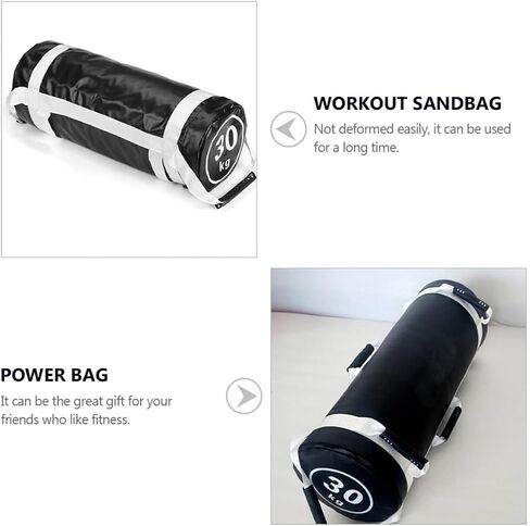 NUOBESTY Workout Power Bag for Weight Training and Fitness with PVC and Cloth Material, Equipped with Handles to Increase Strength, for Gym and Body Conditioning Exercises in Kuwait