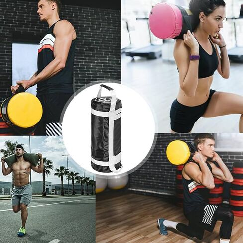 NUOBESTY Workout Power Bag for Weight Training and Fitness with PVC and Cloth Material, Equipped with Handles to Increase Strength, for Gym and Body Conditioning Exercises in Kuwait